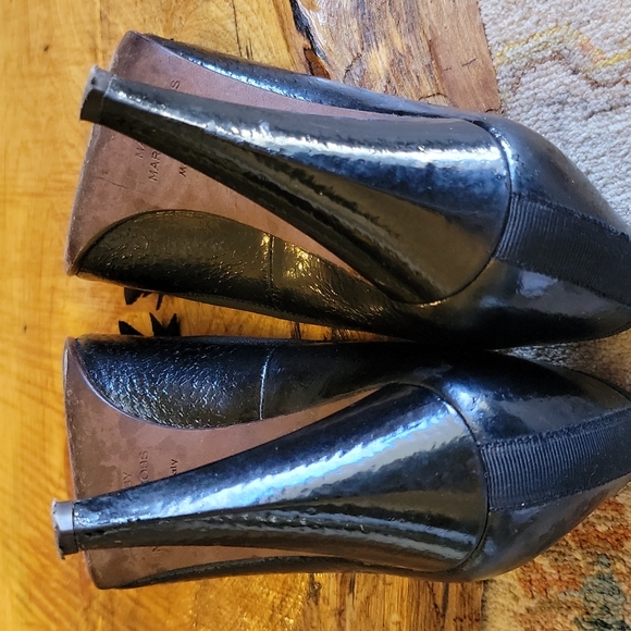 Marc by Marc Jacobs black open toe heels sz 37. Bow detail! - Picture 11 of 16